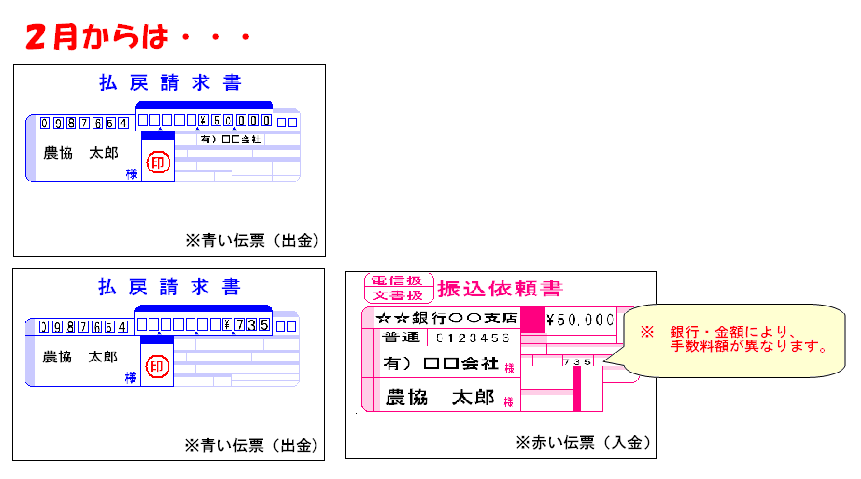 農協ブログ伝票４